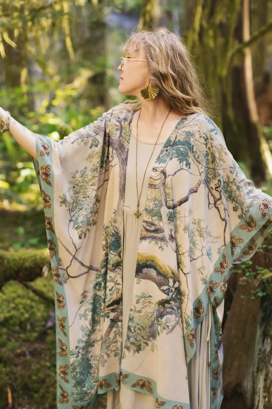 Luxury Art Duster Kimono Robe, multiple styles