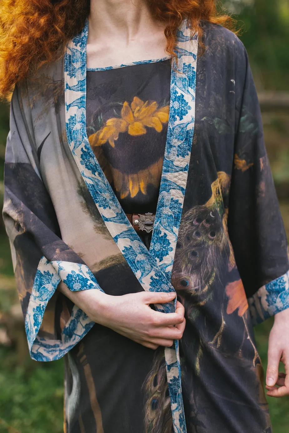 Luxury Art Duster Kimono Robe, multiple styles