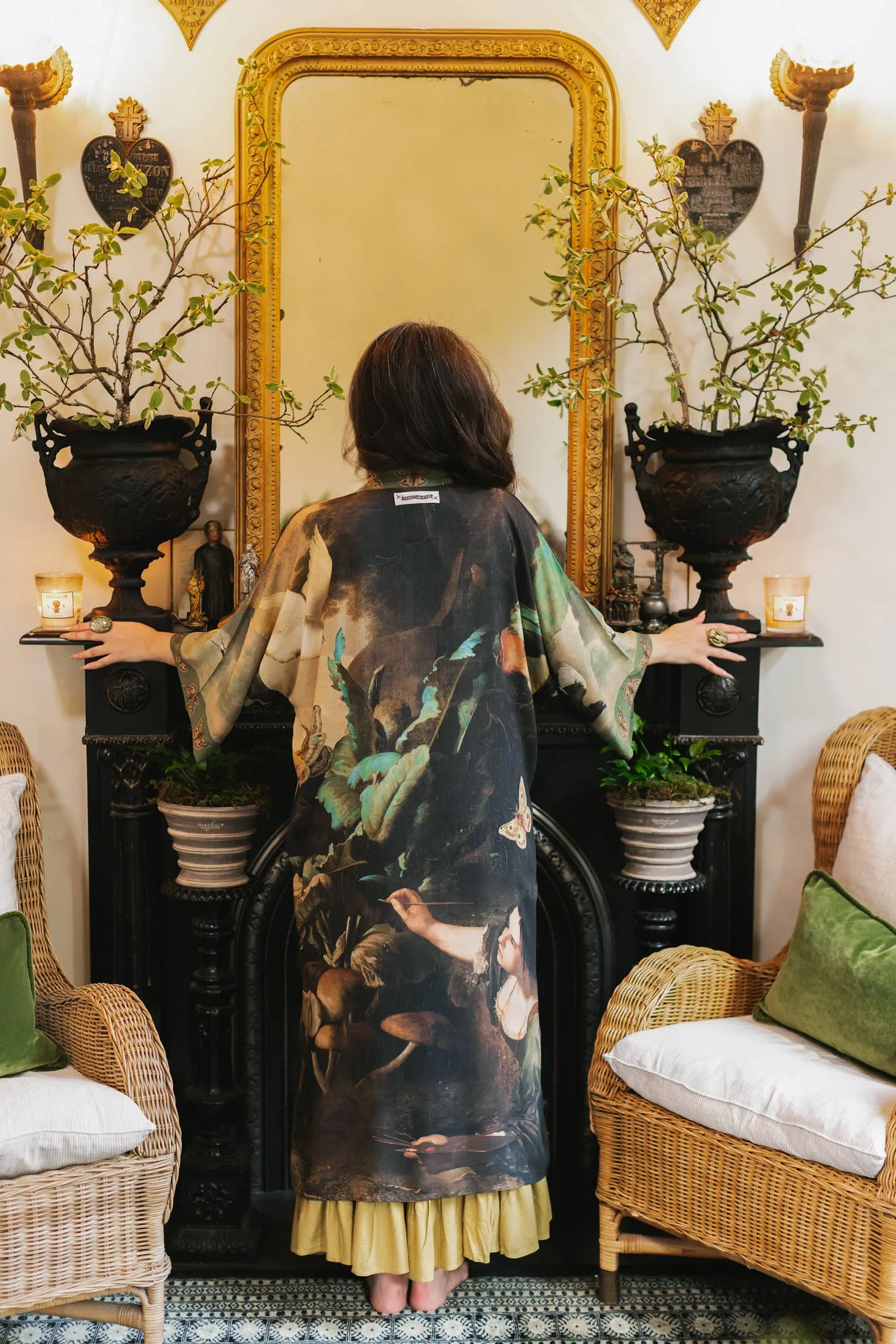 Luxury Art Duster Kimono Robe, multiple styles