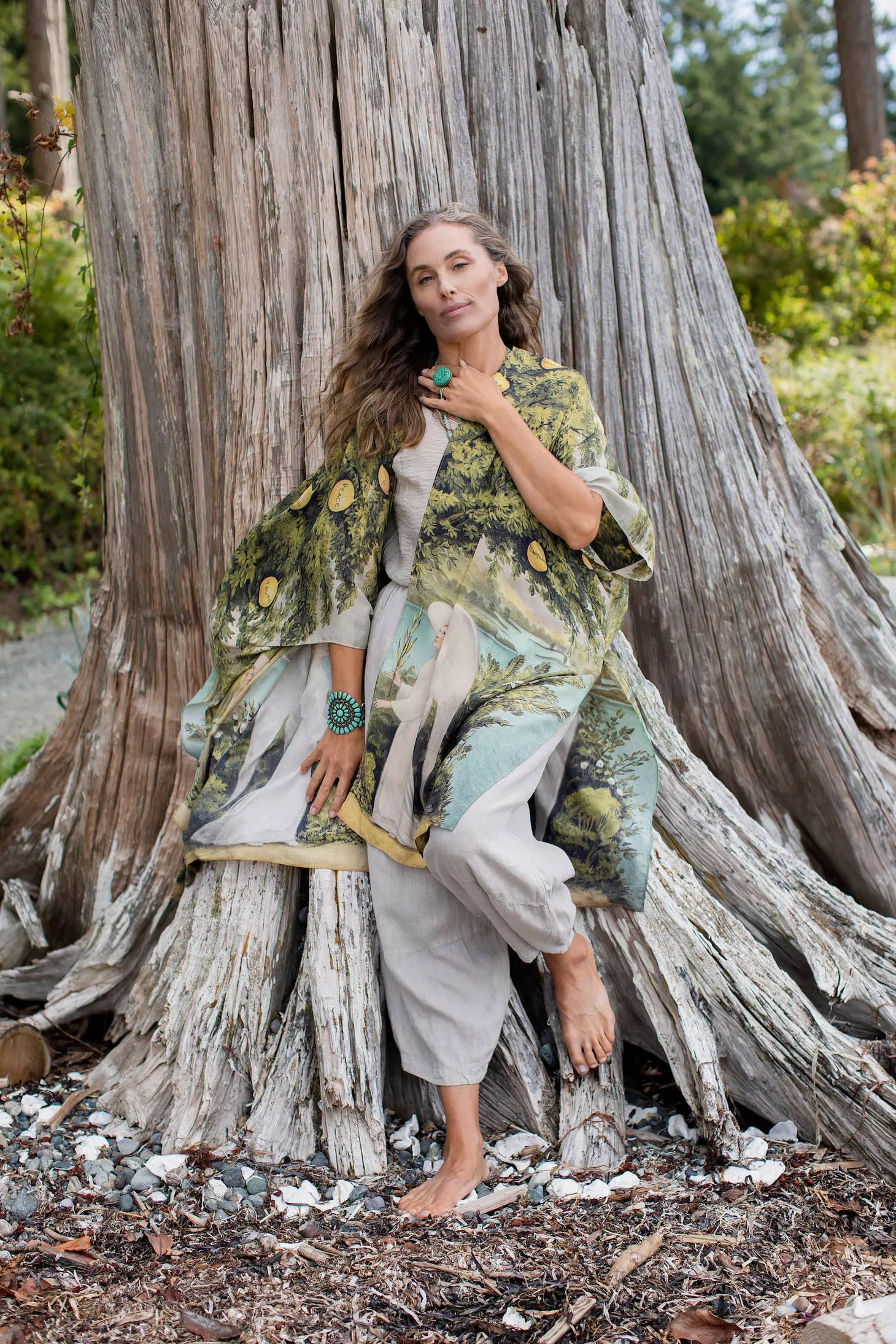 Luxury Art Duster Kimono Robe, multiple styles