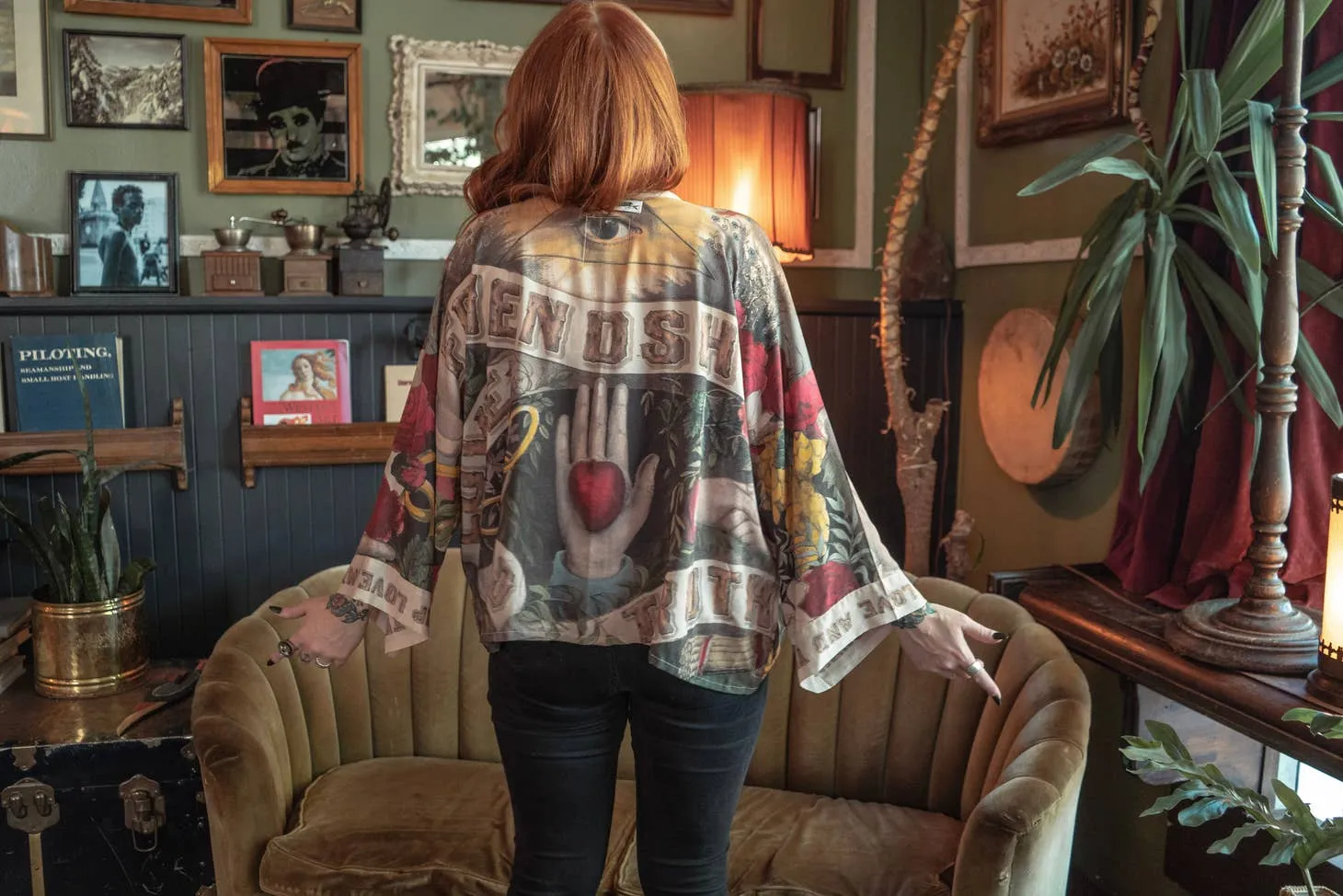 Luxury Art Duster Kimono Robe, multiple styles