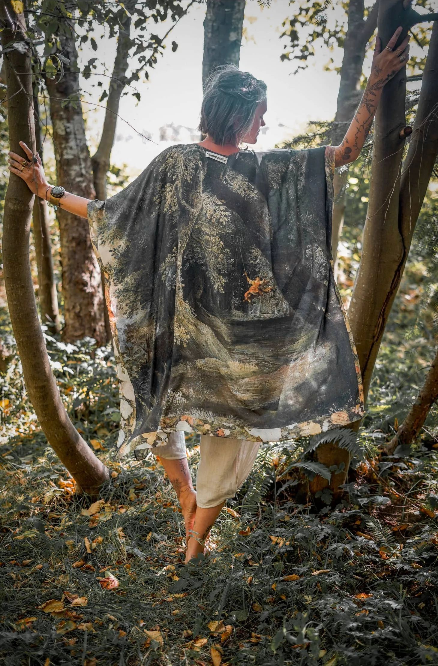 Luxury Art Duster Kimono Robe, multiple styles