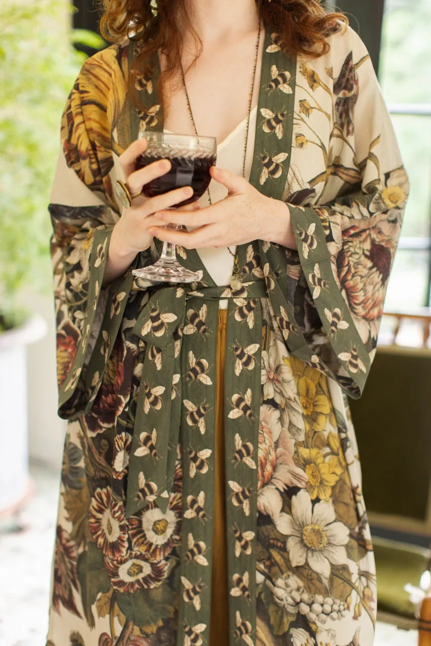Luxury Art Duster Kimono Robe, multiple styles