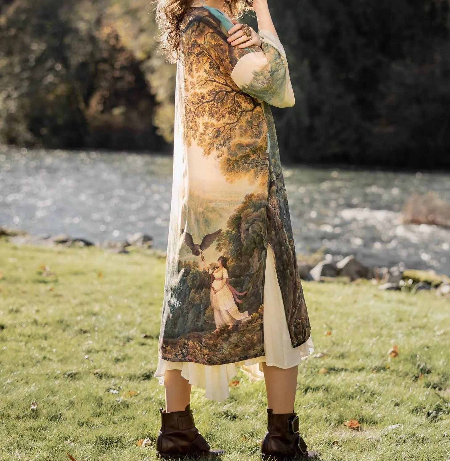 Luxury Art Duster Kimono Robe, multiple styles