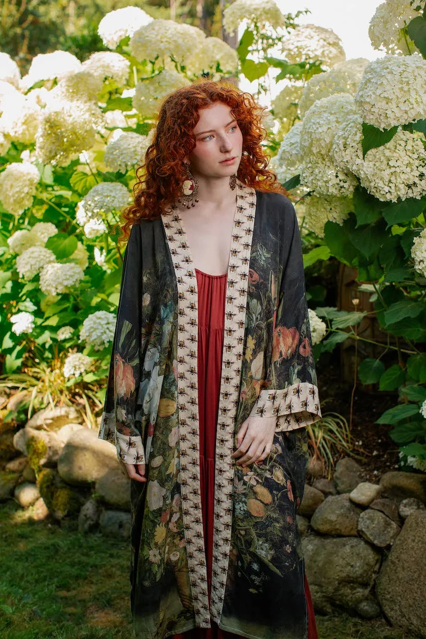 Luxury Art Duster Kimono Robe, multiple styles