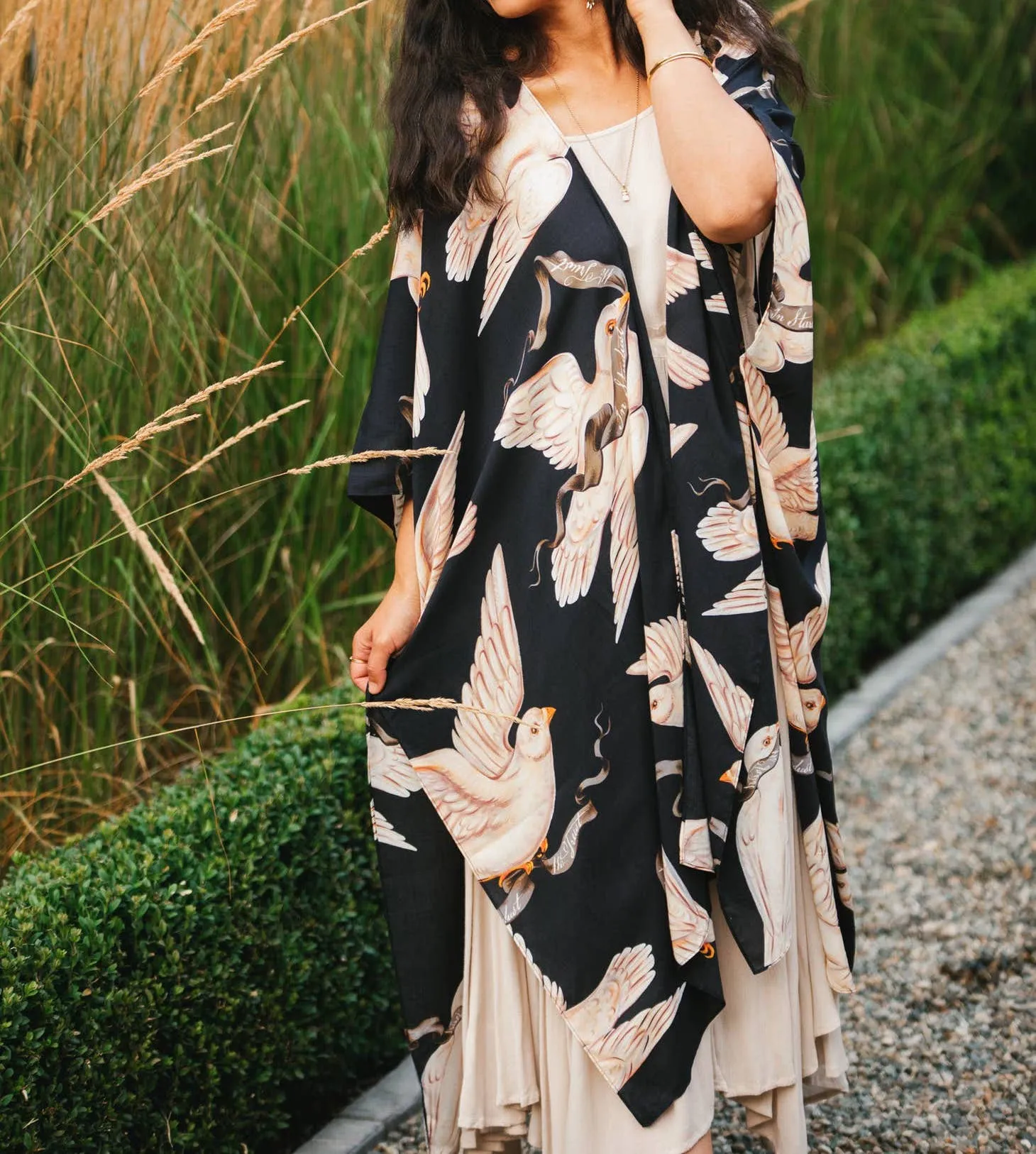 Luxury Art Duster Kimono Robe, multiple styles
