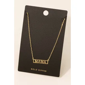 Mama Box Logo Necklace