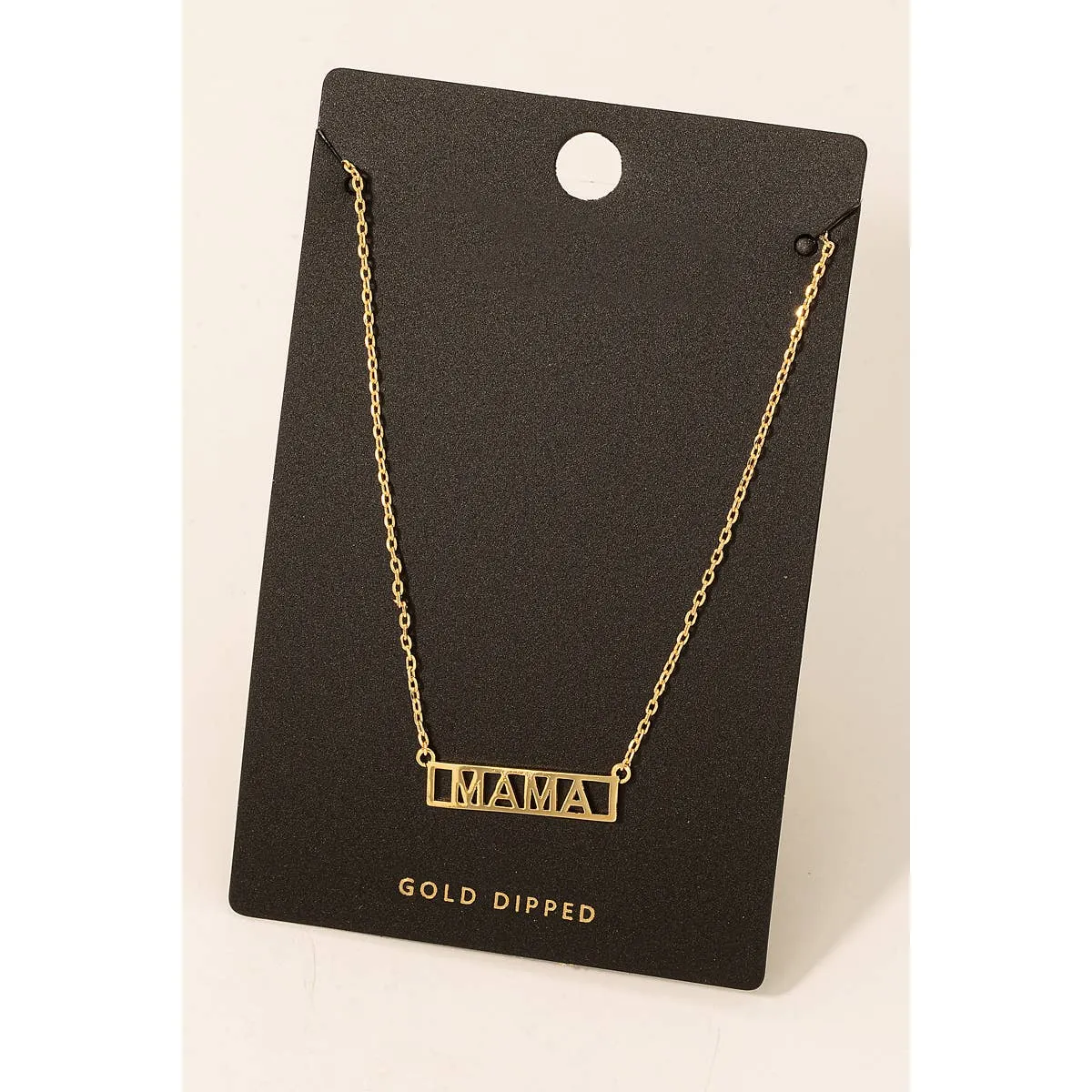 Mama Box Logo Necklace