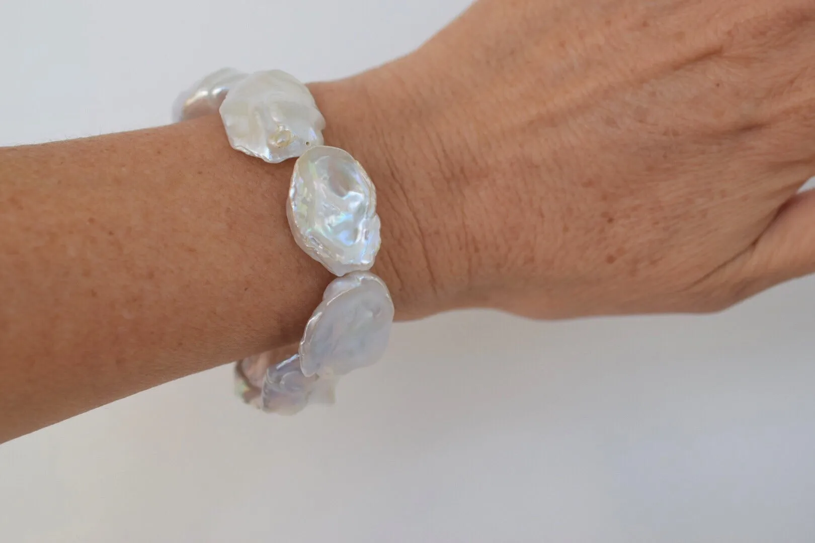 Massive Baroque Pearl Cuff