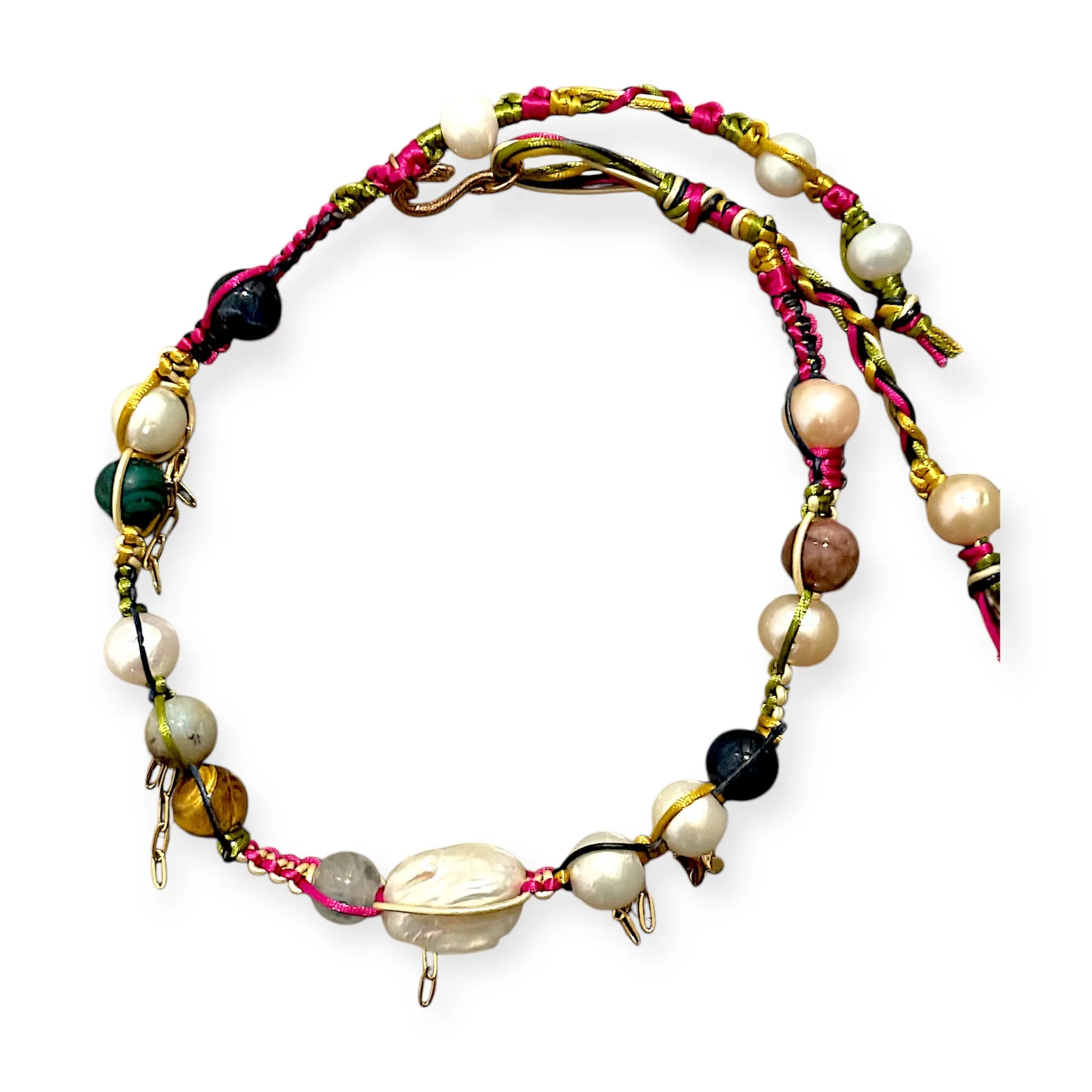 MEDITERRANEAN SKY ROCKER BUTTERFLY CHOKER