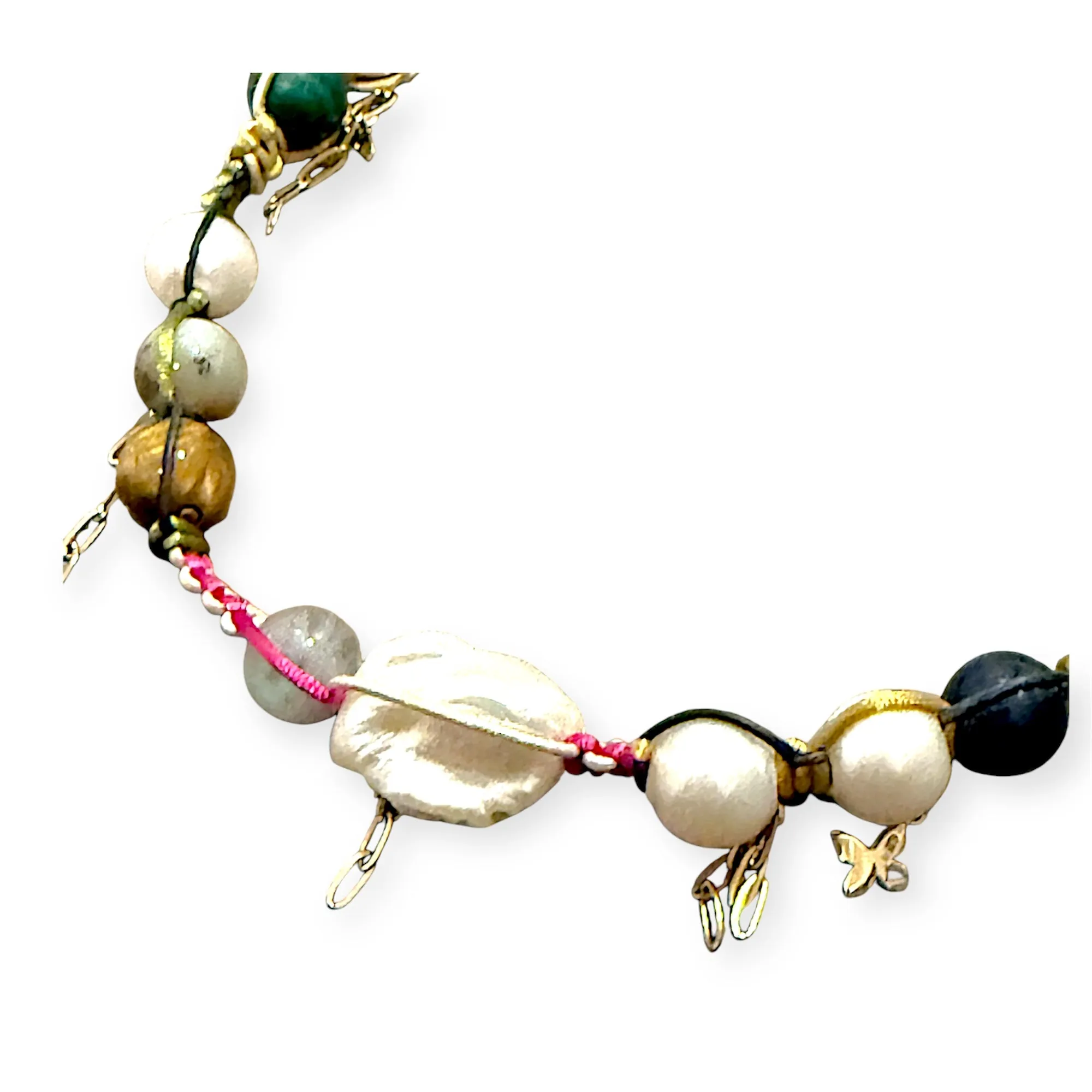 MEDITERRANEAN SKY ROCKER BUTTERFLY CHOKER
