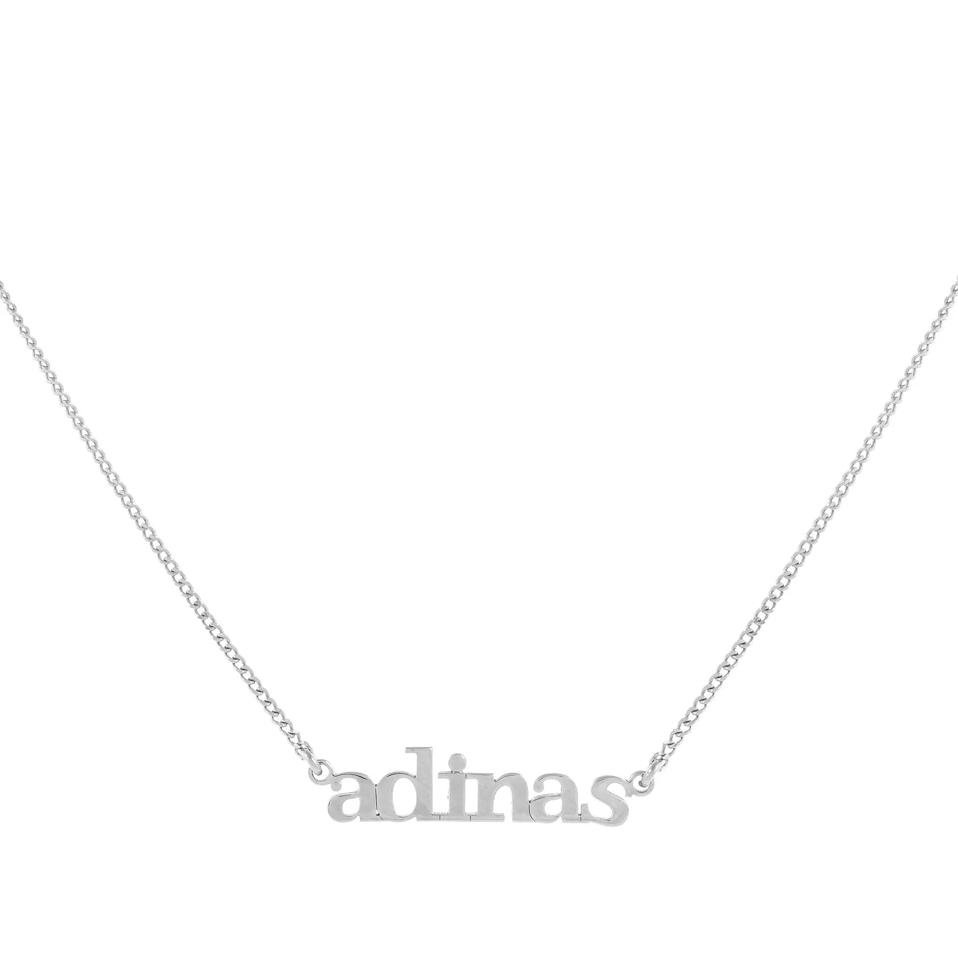 Mini Lowercase Nameplate Necklace