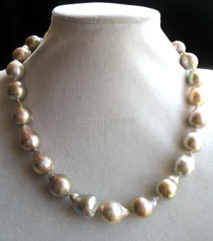 Natural Baroque Pearl Necklace