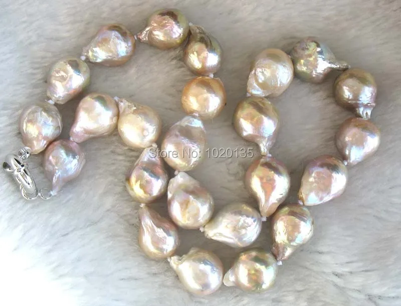 Natural Baroque Pearl Necklace