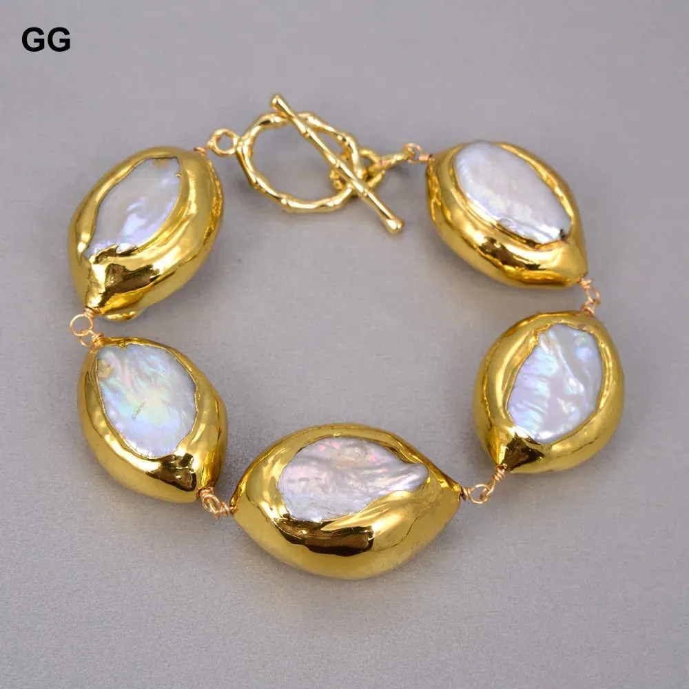 Natural Cultured Baroque Keshi Pearl Necklace