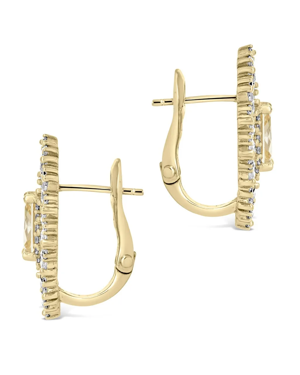 Nina Elongated CZ Stud Earrings