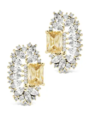 Nina Elongated CZ Stud Earrings