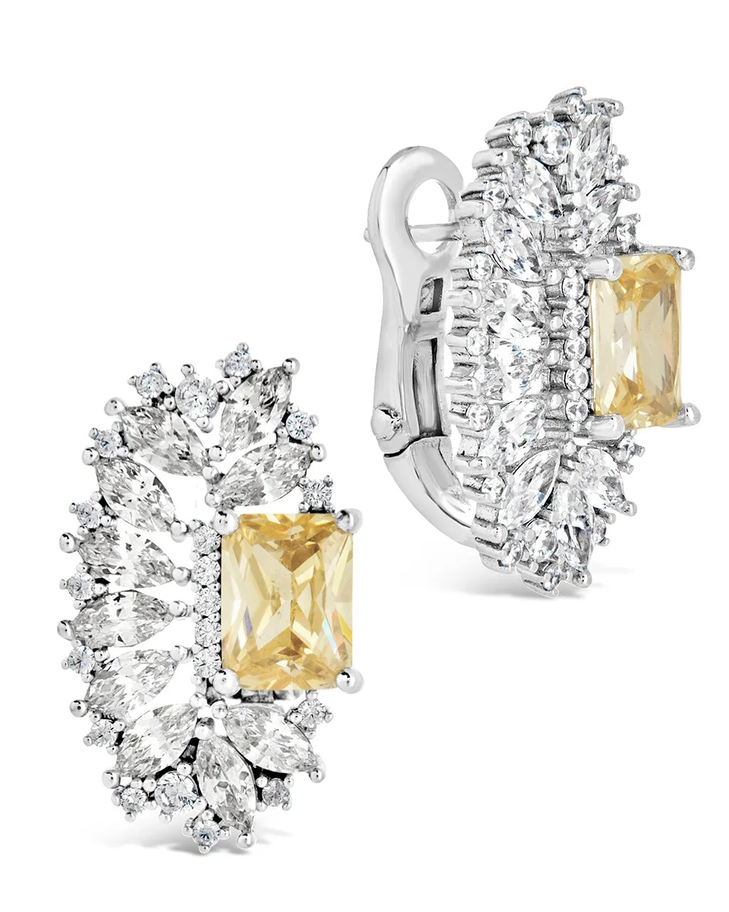 Nina Elongated CZ Stud Earrings
