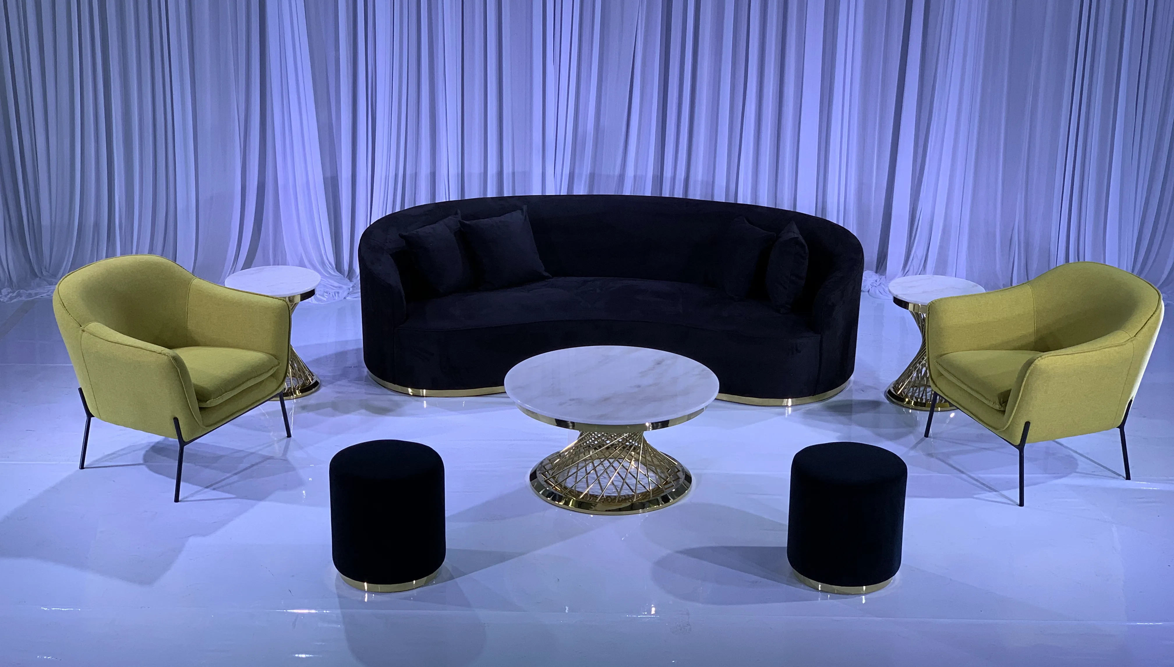 ONYX SOFA GROUPING 3 - BLACK