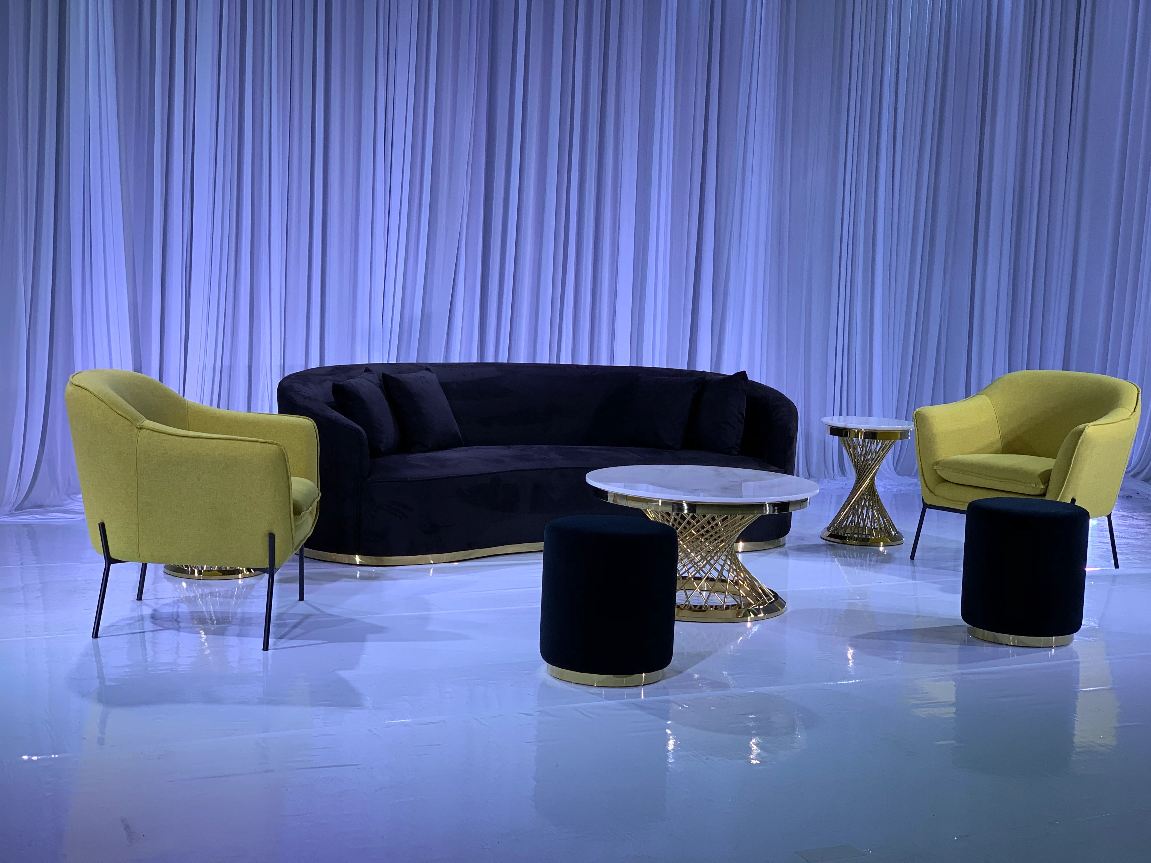 ONYX SOFA GROUPING 3 - BLACK