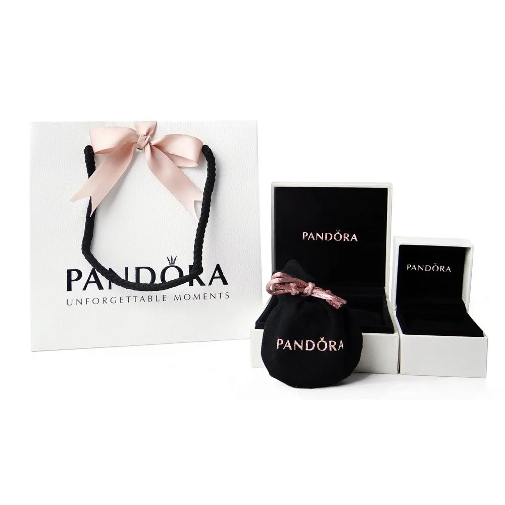 Pandora Summer Pearl Hoop Drop Earrings