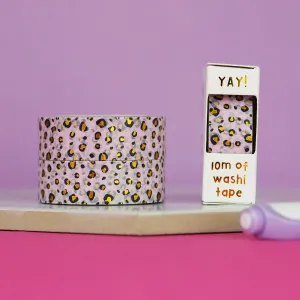 Pastel Leopard Print Washi Tape