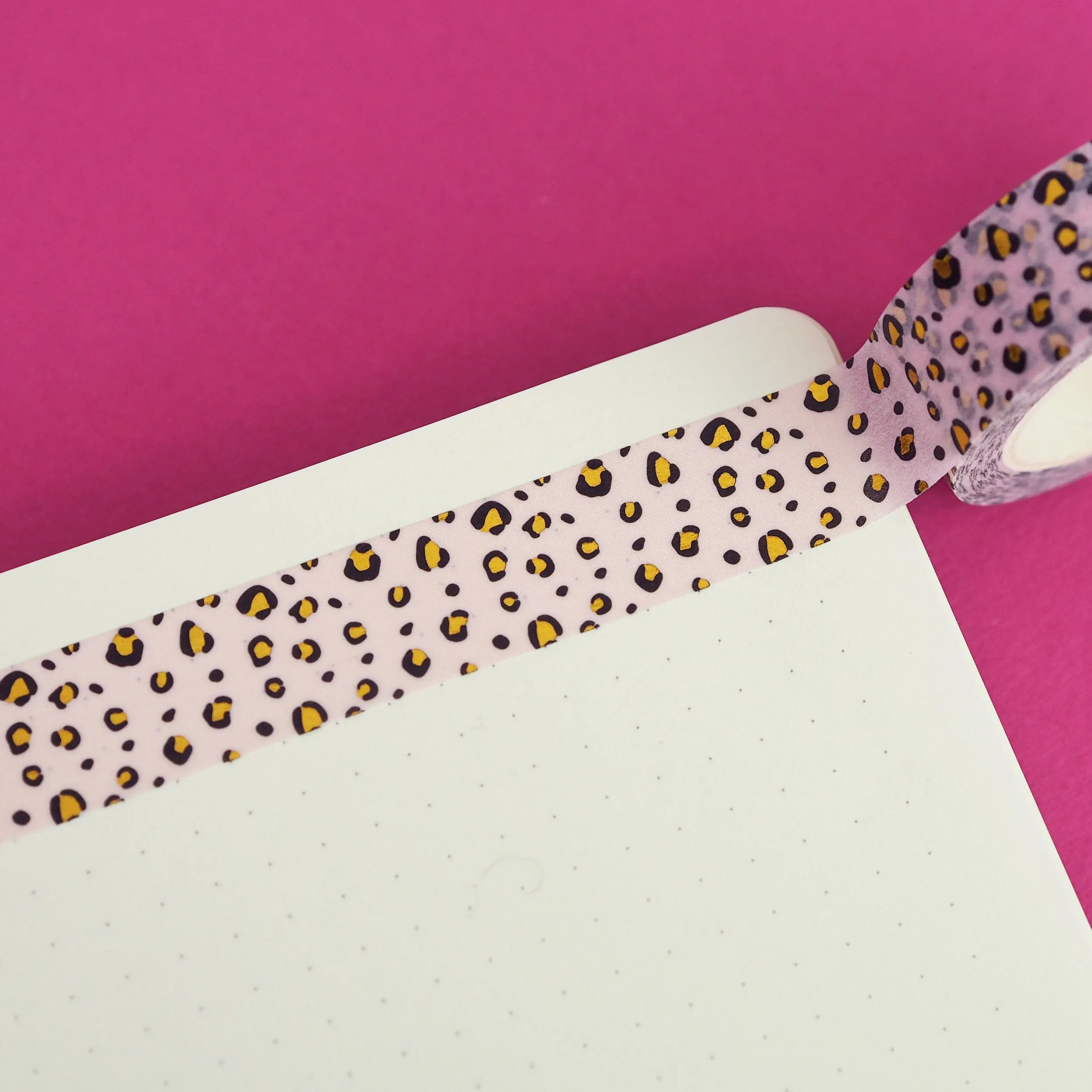 Pastel Leopard Print Washi Tape