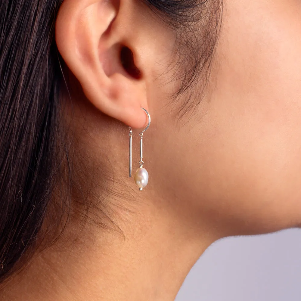 Pearly Dancer Threaders in Silver