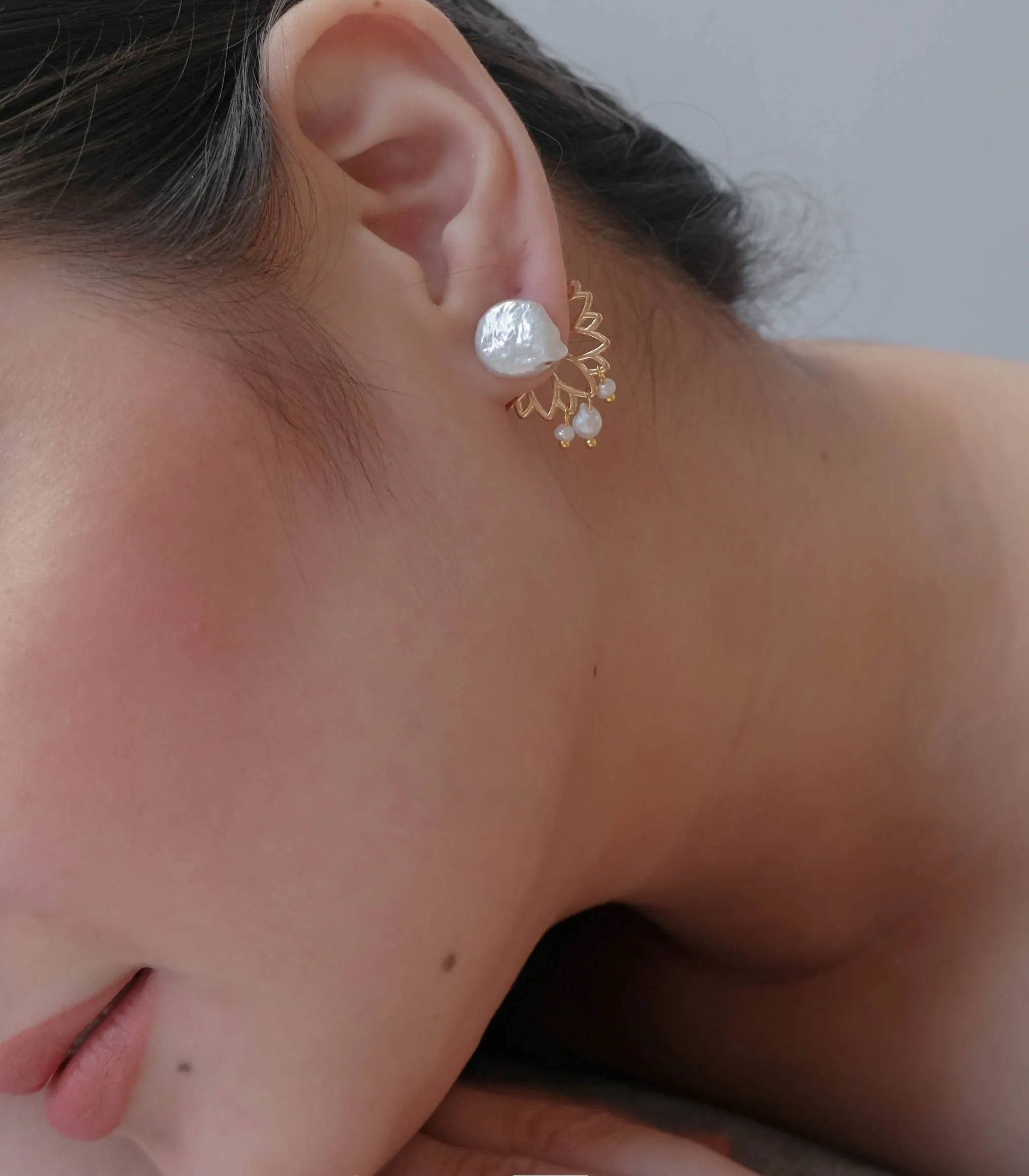 Perla Cora Stack Earrings