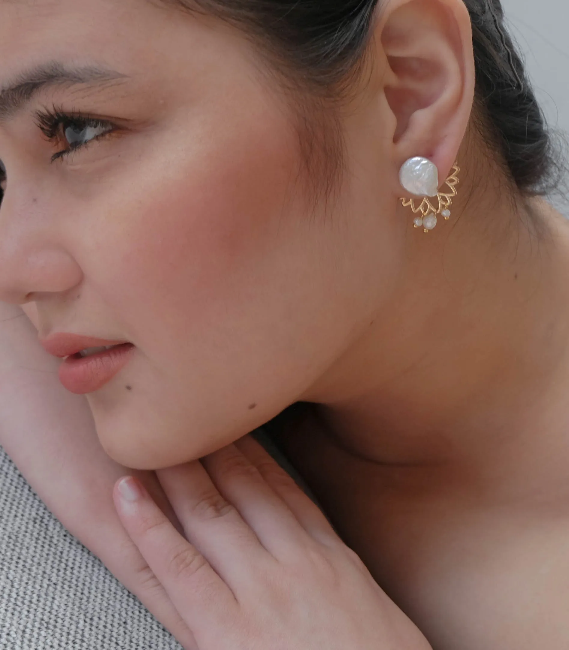 Perla Cora Stack Earrings