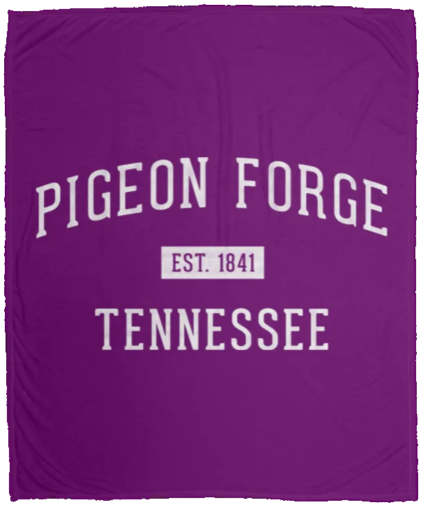 Pigeon Forge Established - Plush Fleece Blanket (50x60)