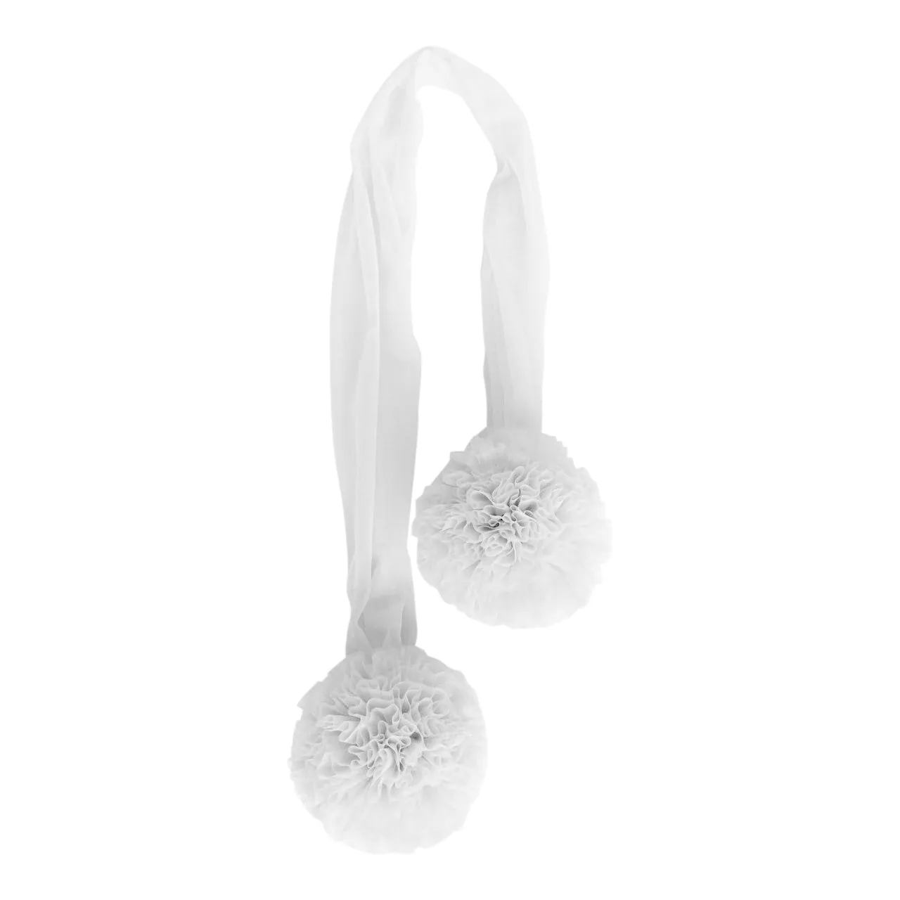 Pom Garland- White