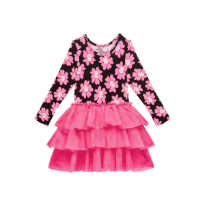 Posh Peanut Halloween Long Sleeve Tulle Dress in Winifred