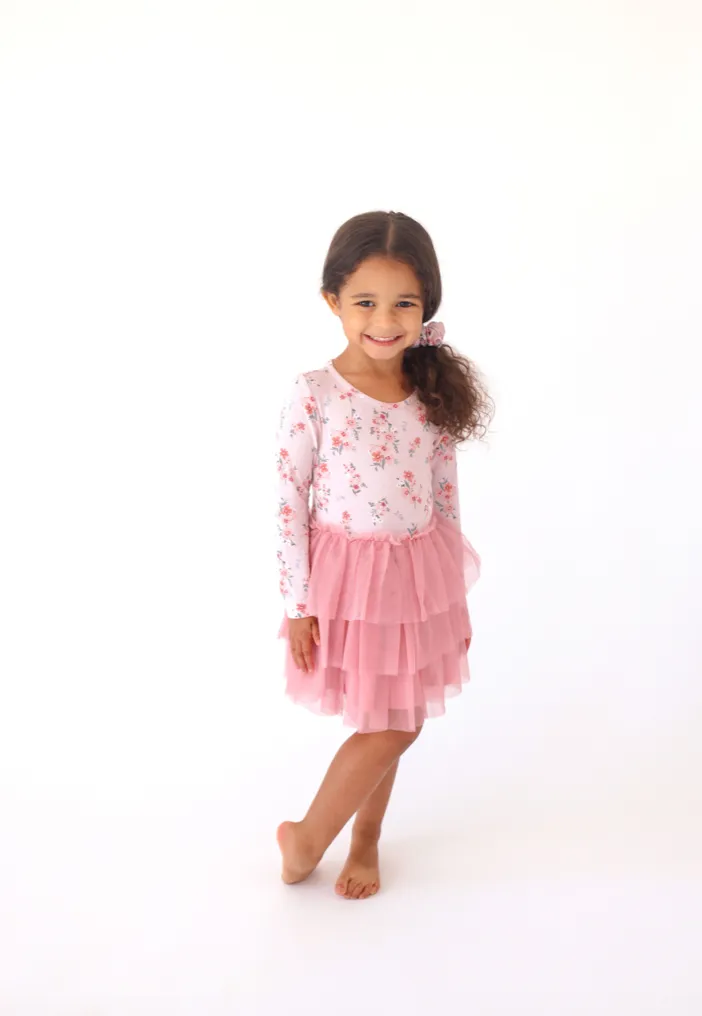 Posh Peanut Long Sleeve Girls Tulle Dress in London