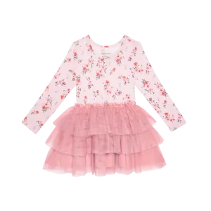 Posh Peanut Long Sleeve Girls Tulle Dress in London