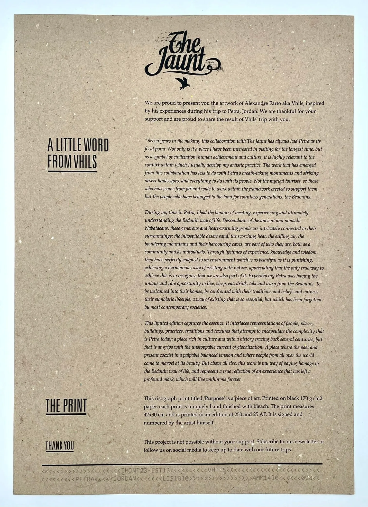 Purpose (hand-finished)