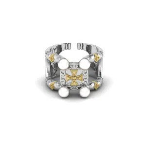 Queen of Crosses ring