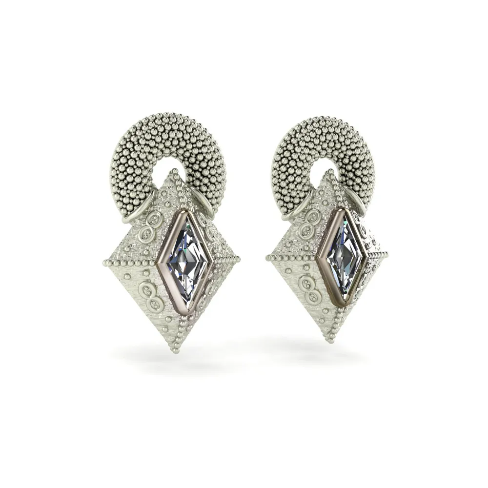 Queen of Diamonds earrings