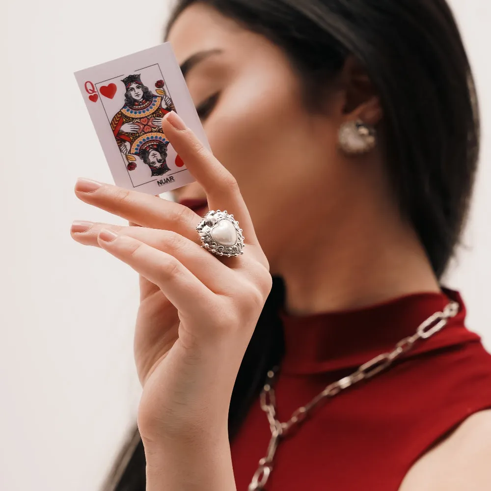 Queen of Hearts ring