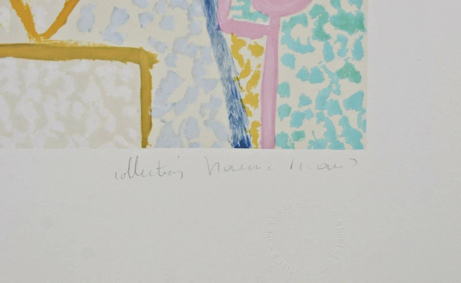 "Femme au Buste en Coeur" from Marina Picasso Estate Ltd Edition of 500 Litho
