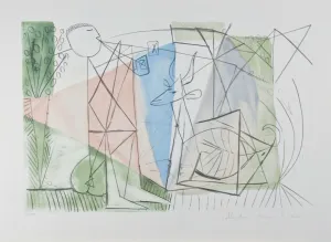 "Joueur de Flute et Gazelle" from Marina Picasso Estate Ltd Edition of 500 Litho