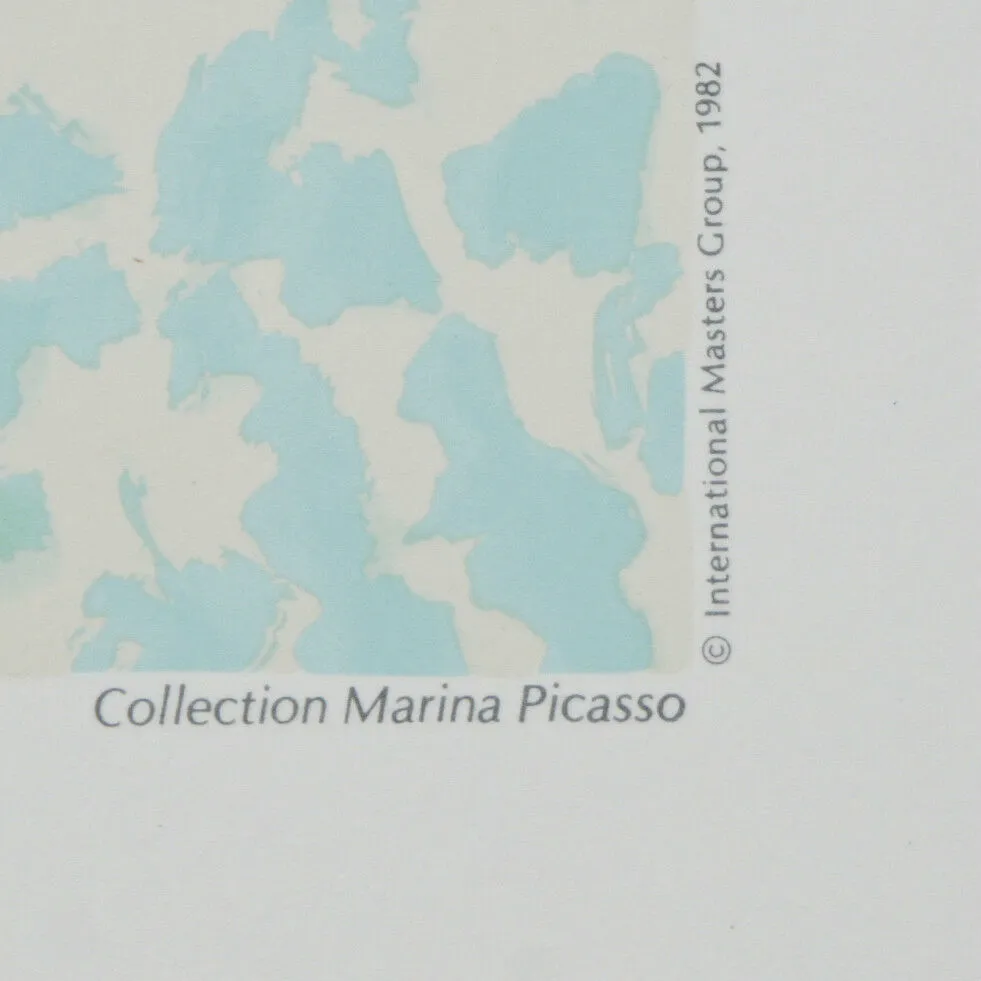 "Marina Heart" by Picasso Limited Edition of 1000 Lithograph 29 1/2"x21"