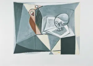 "Tete de Mort et Livre" from Marina Picasso Estate Ltd Edition of 500 Lithograph