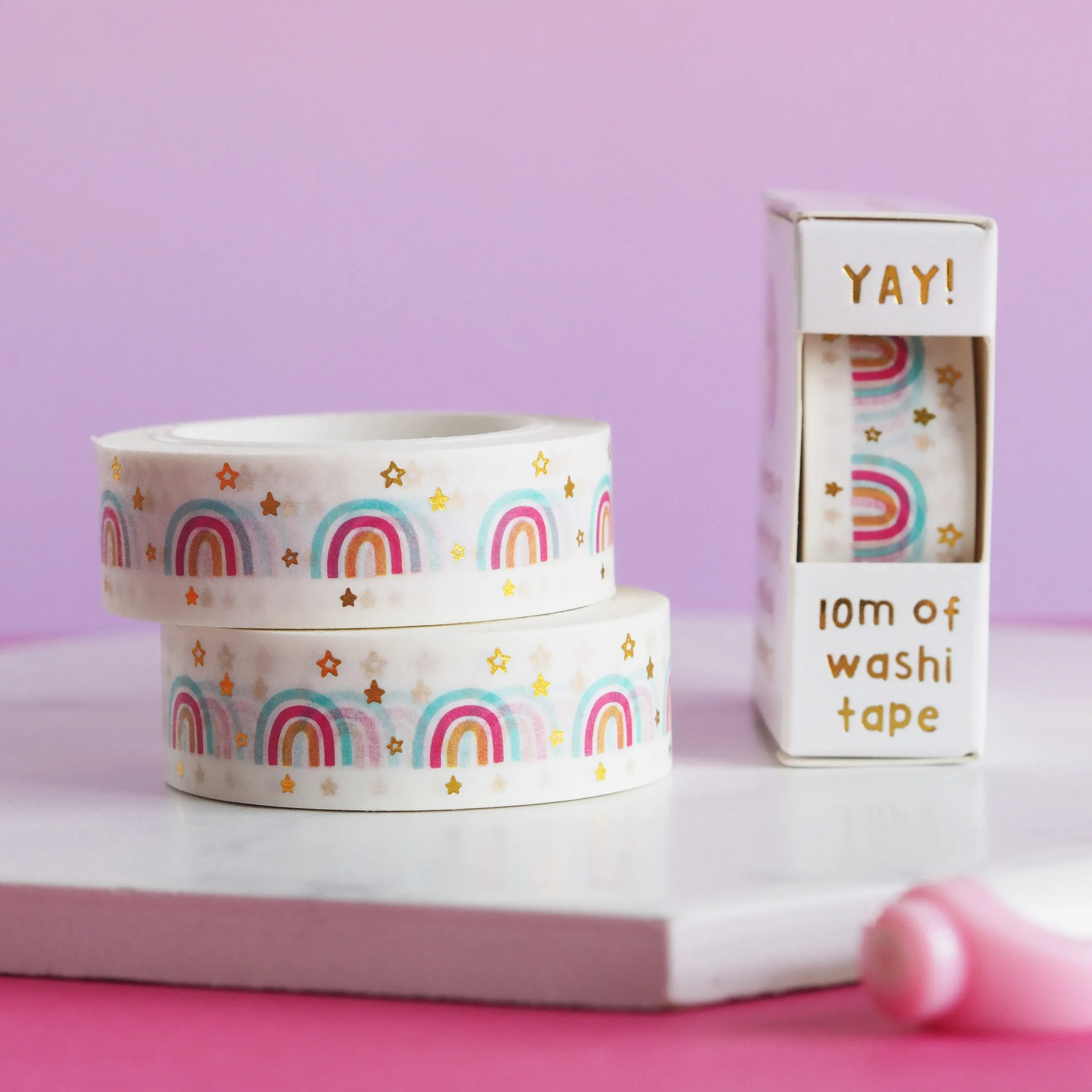 Rainbows and Stars Washi Tape