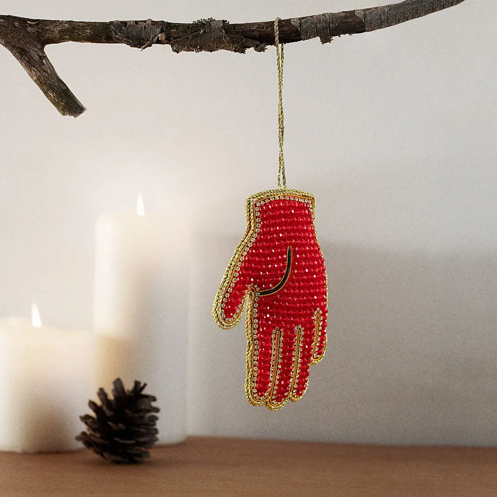 Red Hand Decoration
