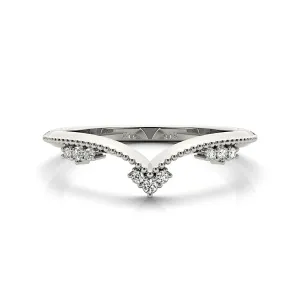 Round Diamond Chevron Band