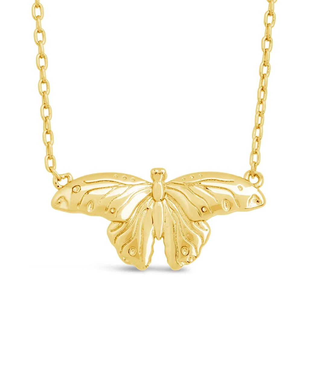 Rowena Butterfly Pendant Necklace
