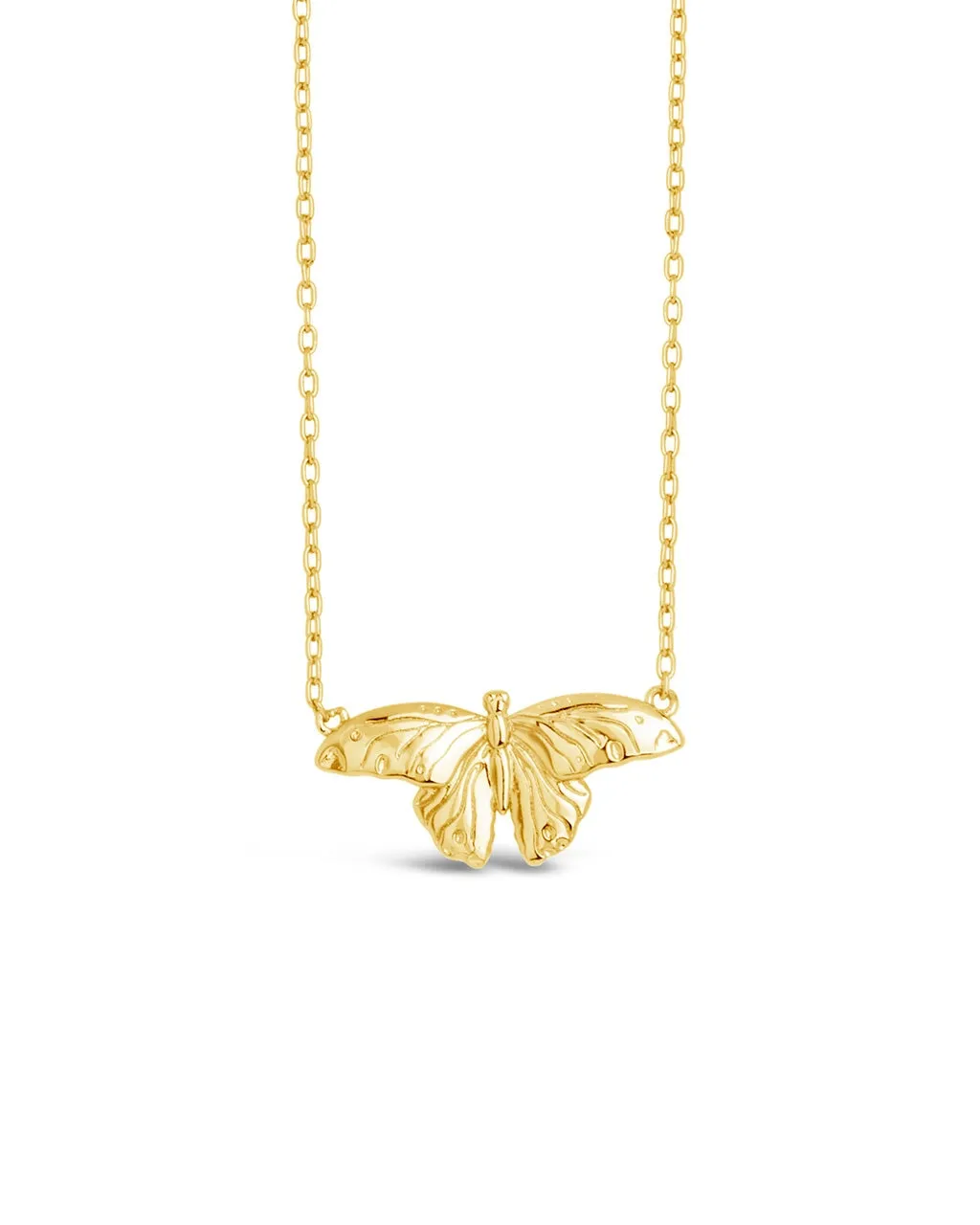 Rowena Butterfly Pendant Necklace