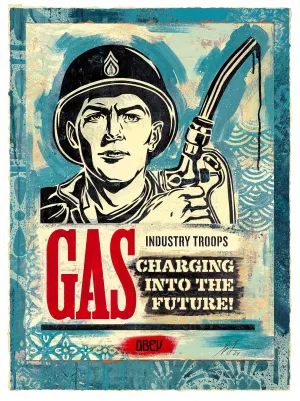 Shepard Fairey | Gas Soldier (Small)