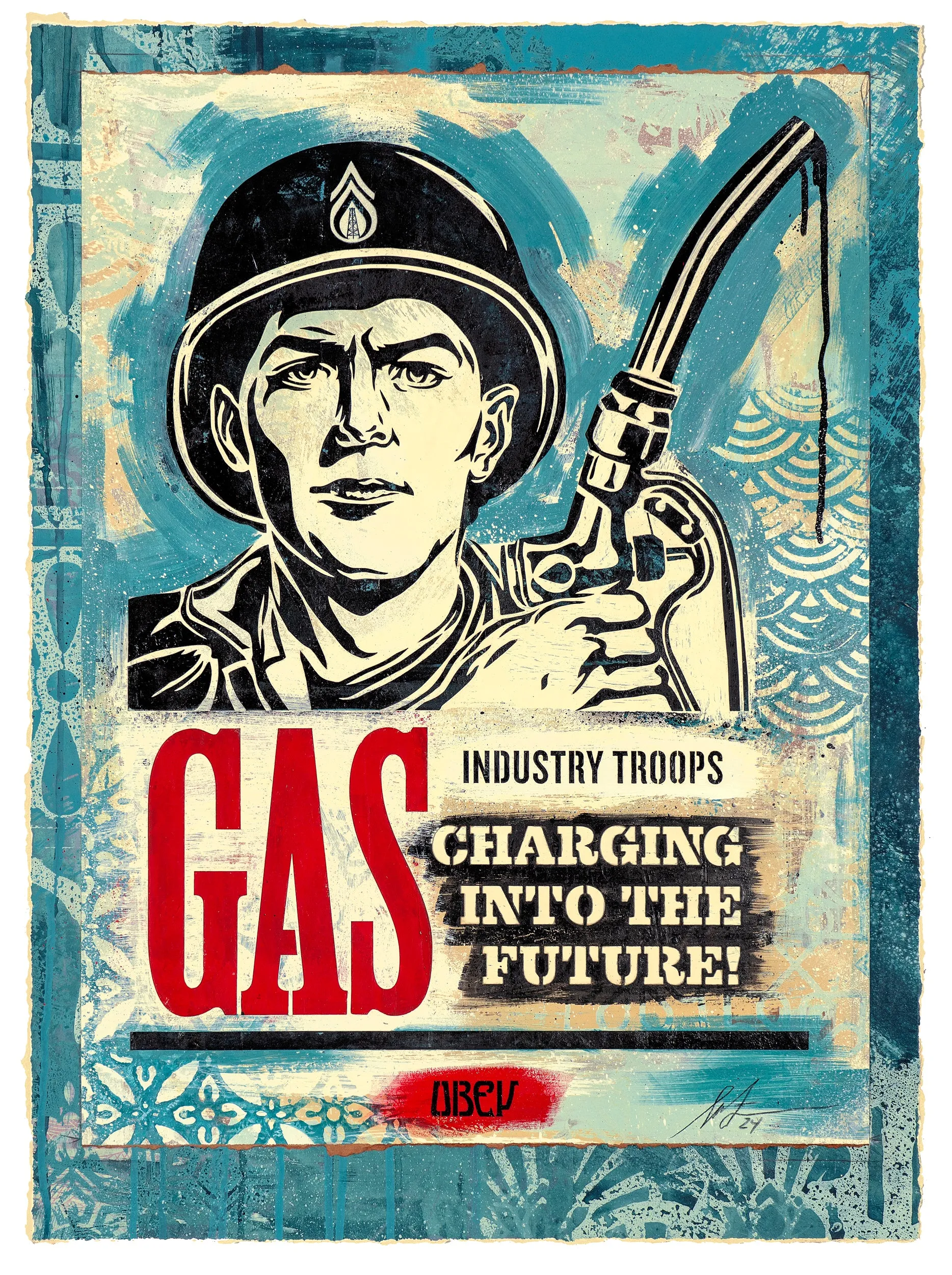 Shepard Fairey | Gas Soldier (Small)
